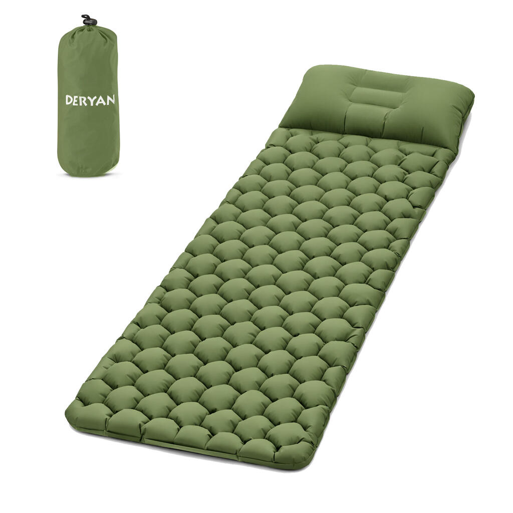 Deryan Air Bed - Inflatable camping bed - Includes carry bag