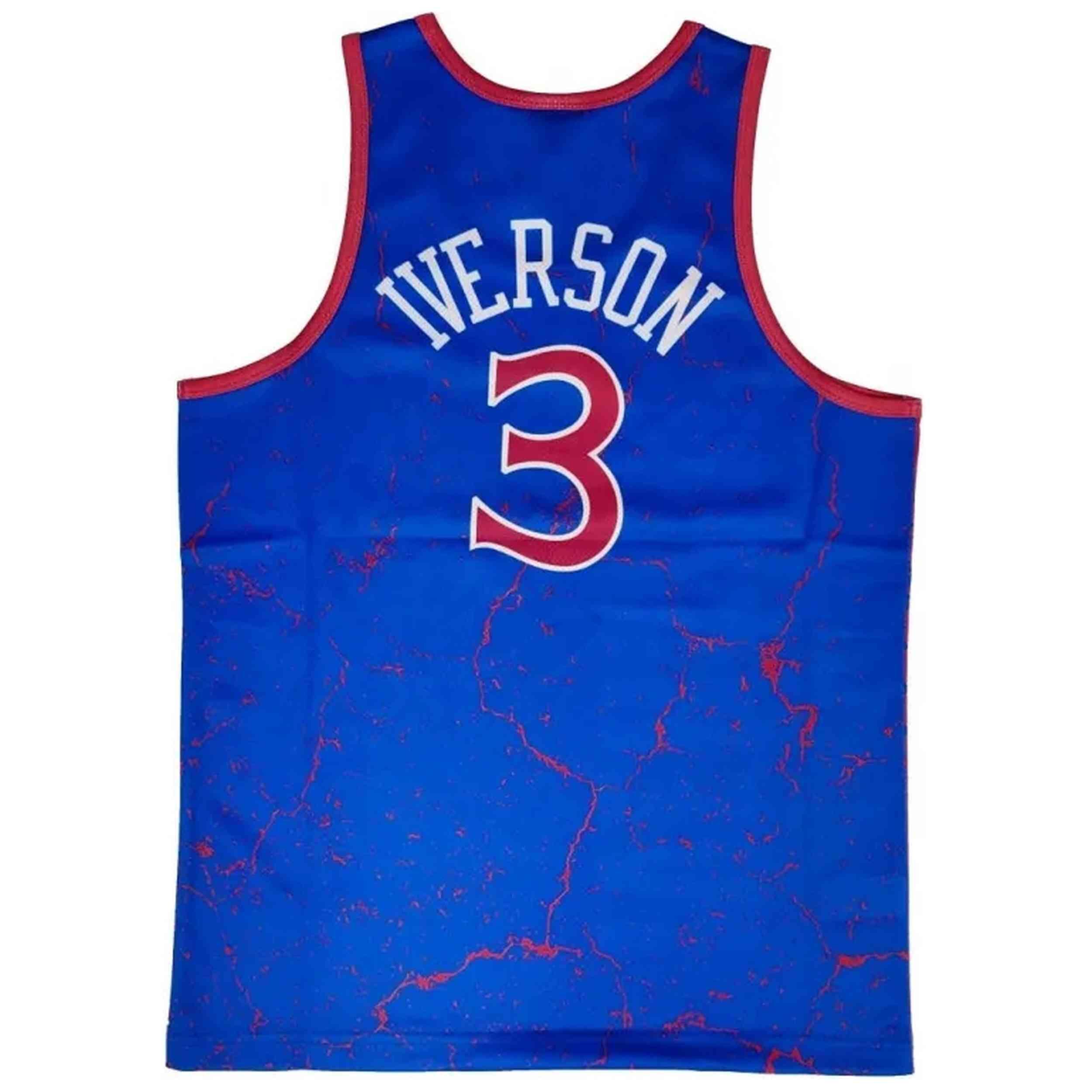 Maillot de basket Mitchell & ness modèle TNMK5010-P76YYAIVROYA pour homme 2/2