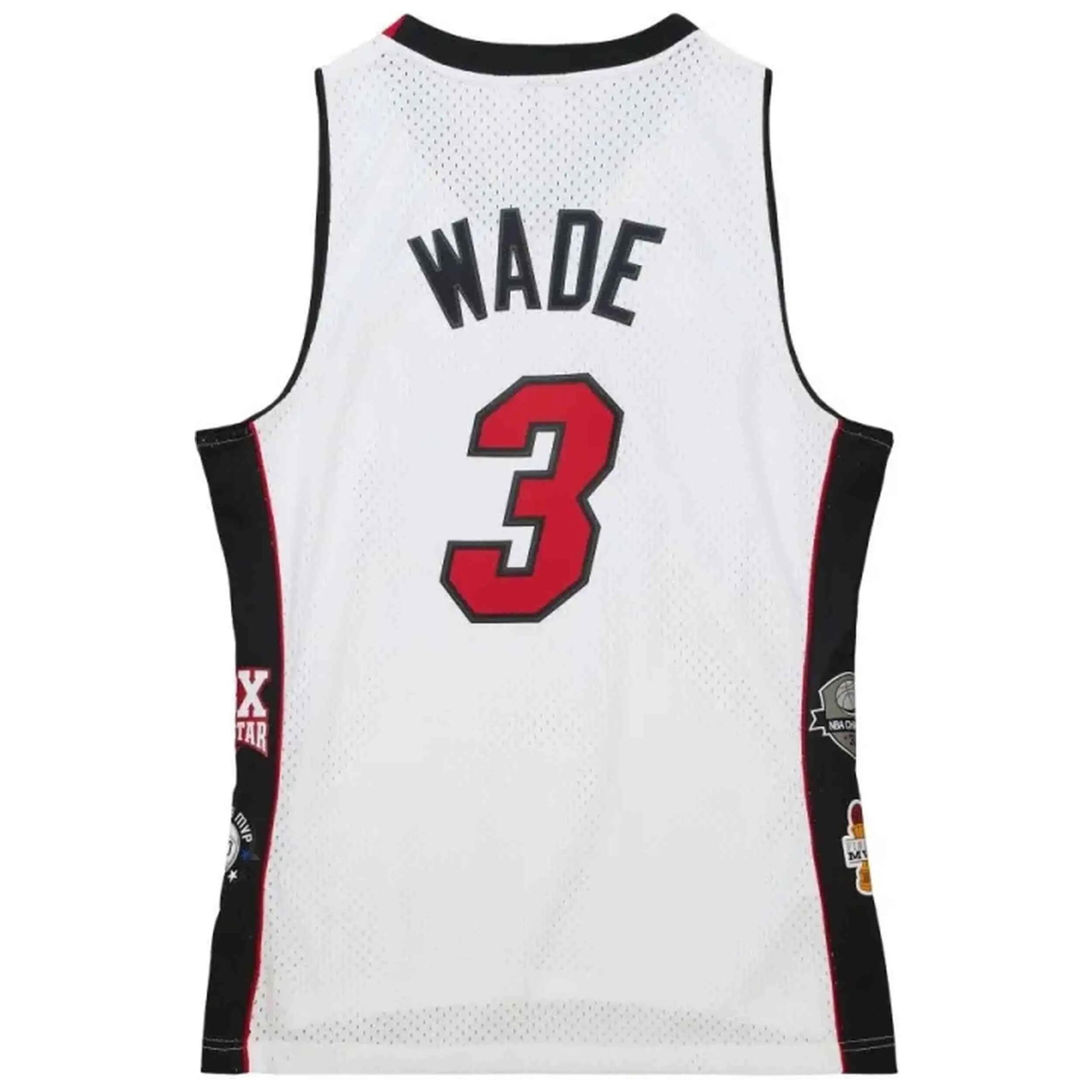 Camisa de basquete Mitchell & ness modelo SMJY6865-MHEYYDWAWHIT para homem 2/4