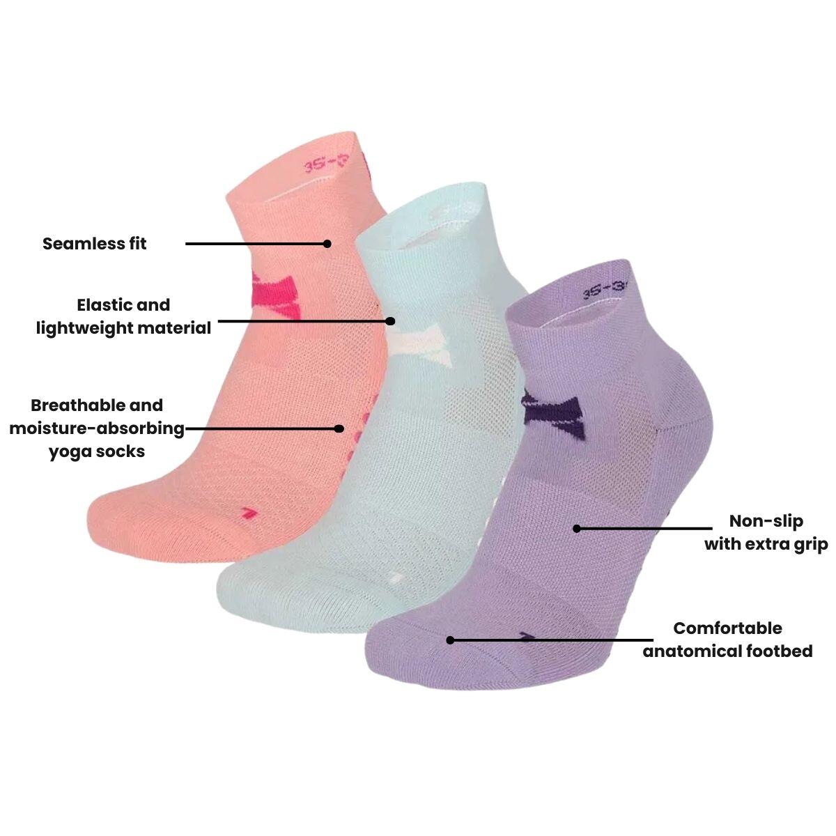 Xtreme Calcetines Yoga 6-pack Pastel 3/7