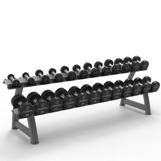 Set d'Haltères Rondes Pro PU 2,5–30 kg +