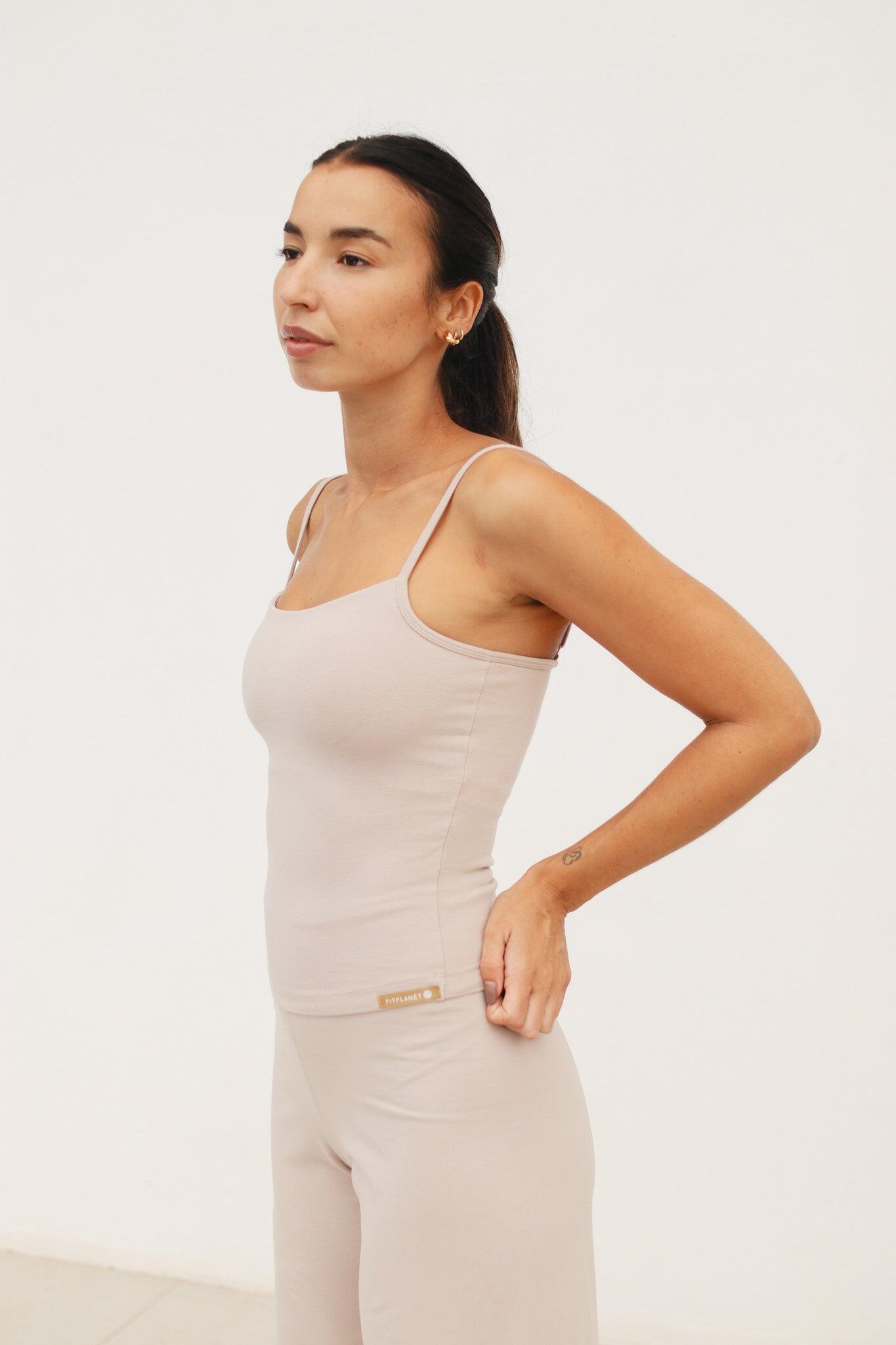 Top Esencial algodón - Beige 3/5