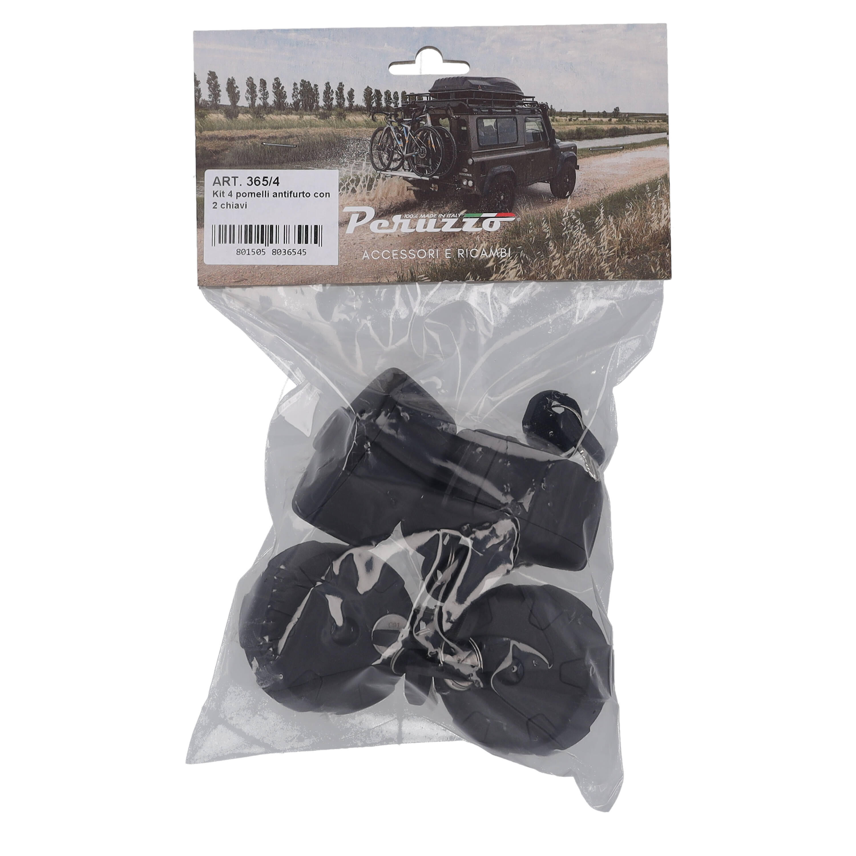 Kit 4 Boutons Verrouillage Porte-Vélos 3/3