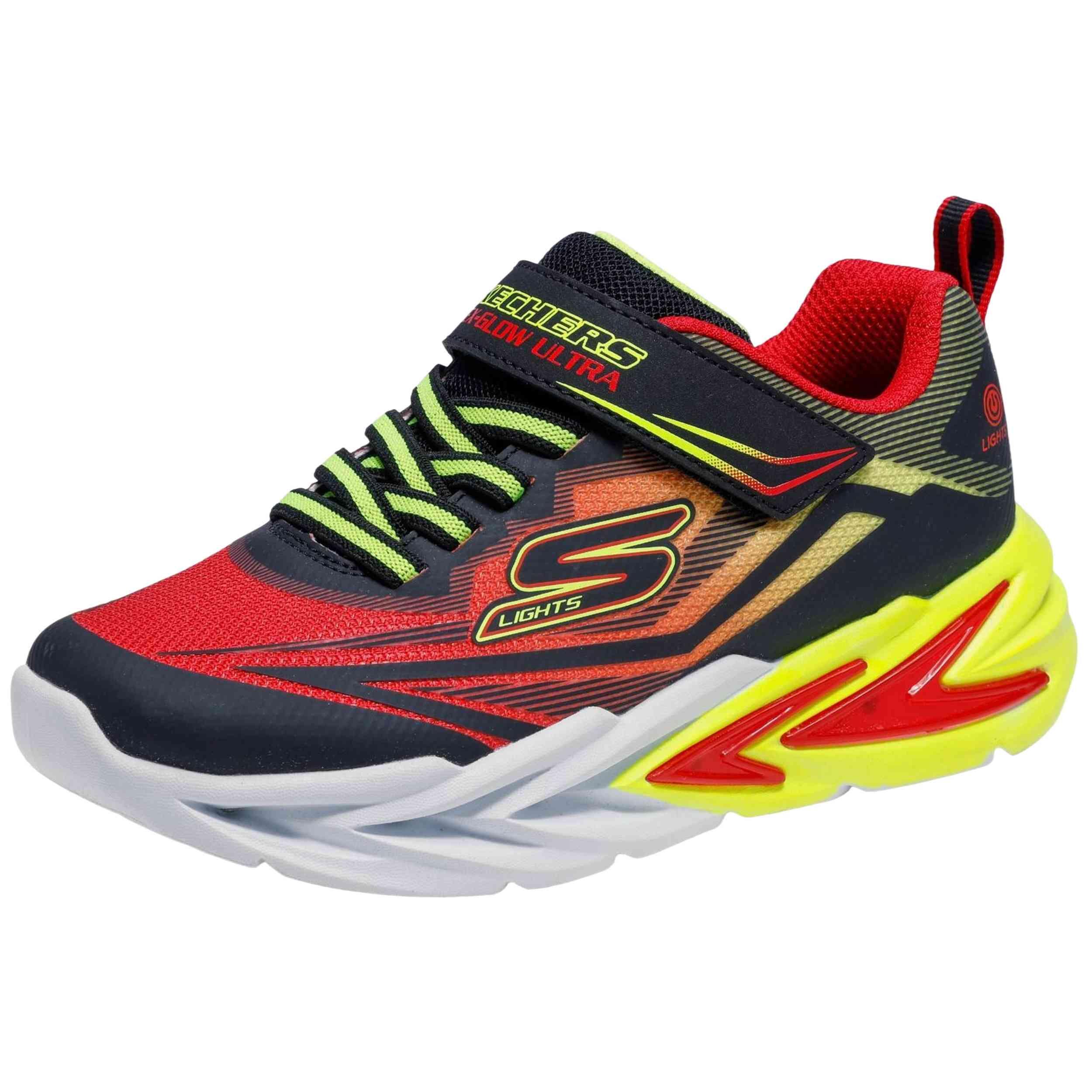 Chaussures de course Skechers modèle 400139L-BKRD pour unisexe enfants 5/5