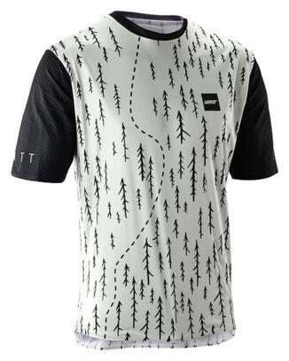 Maillot Manches Courtes Leatt Trail 3.0 Blanc Homme