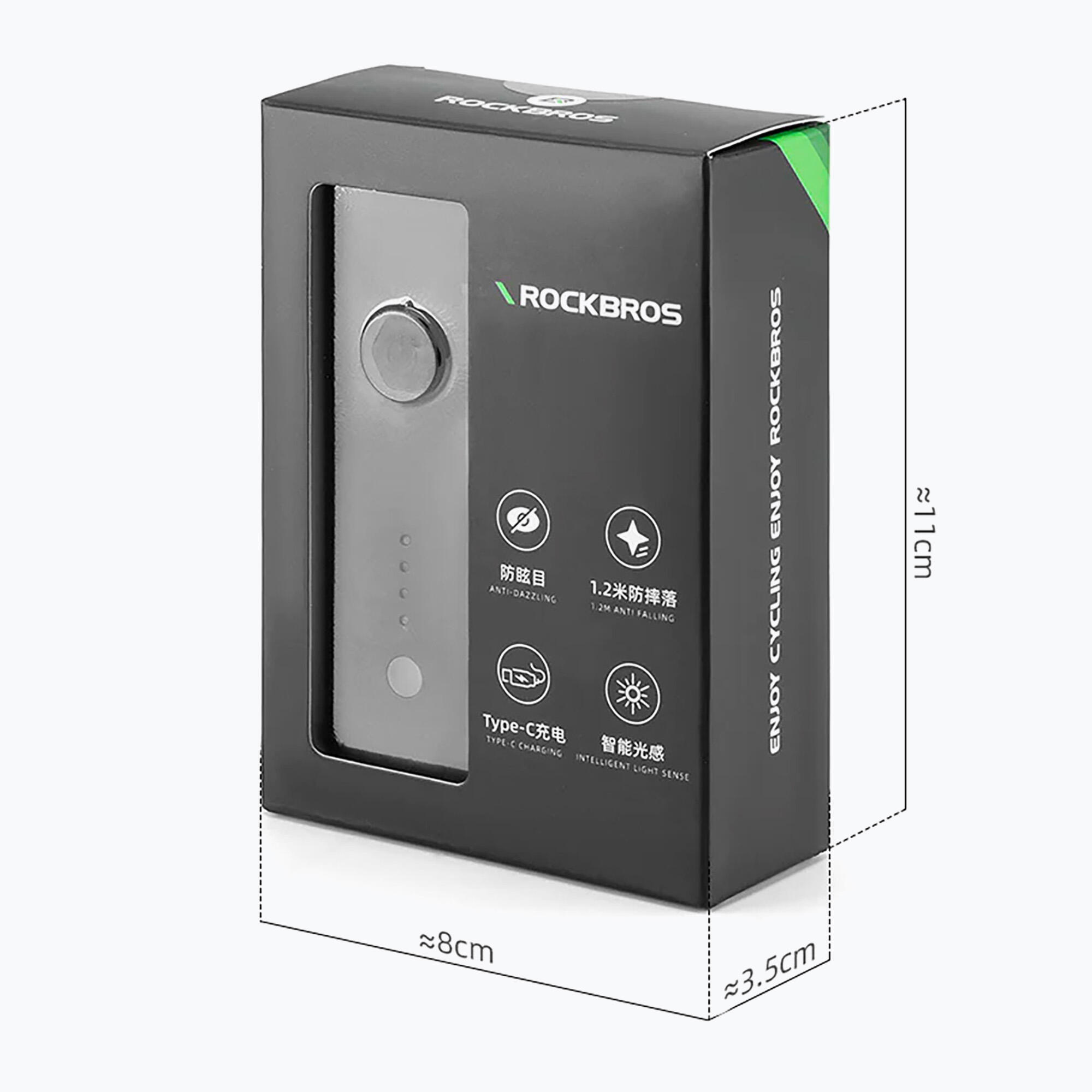 Lampka rowerowa przednia Rockbros 24510003 260 lm black 3/7