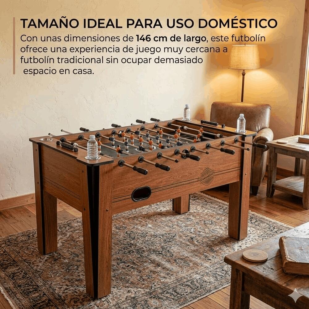 Devessport - Baby-foot classique Diamond avec joueurs aux jambes écartées 5/7