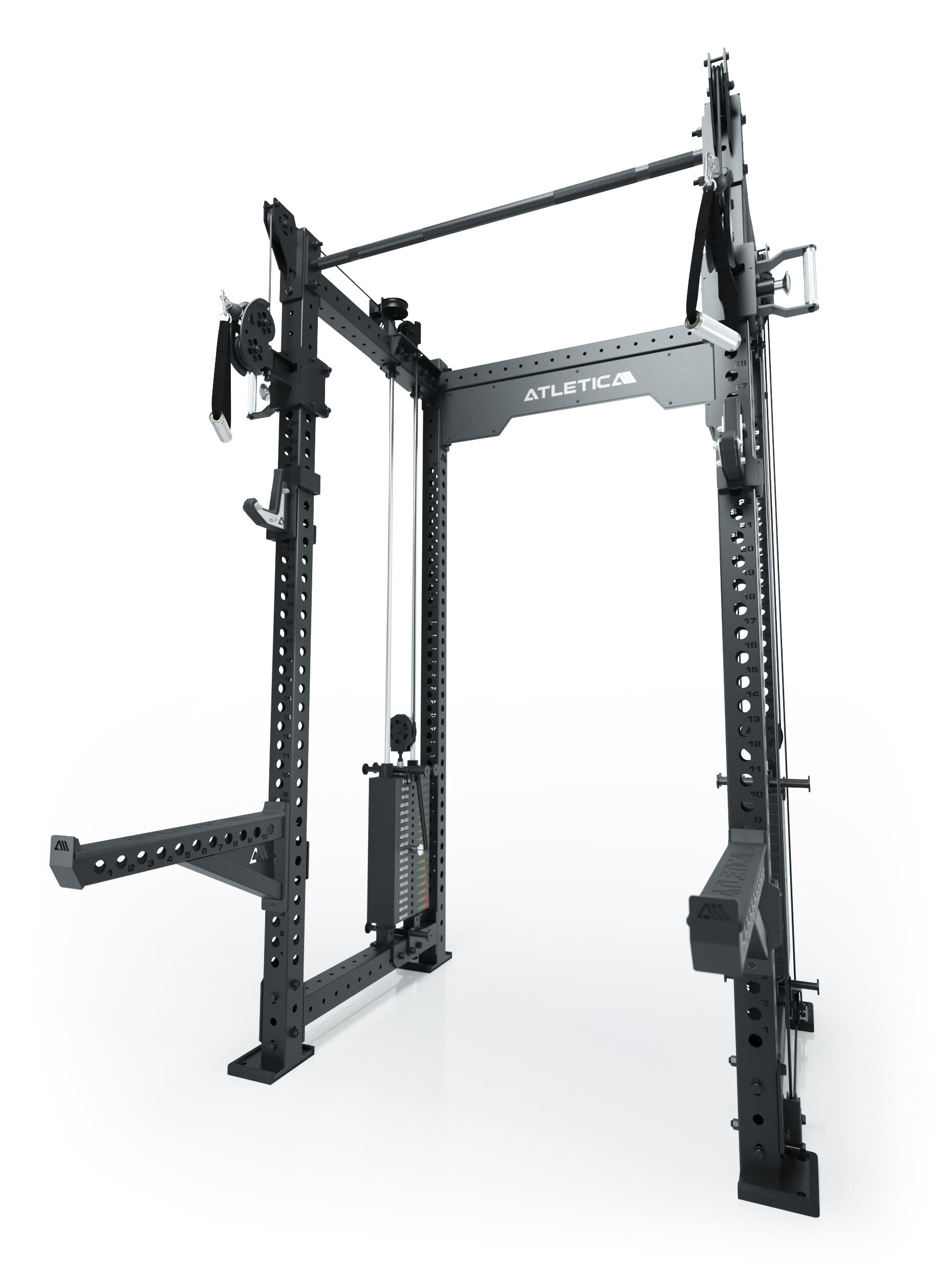 R8-Bradley Kabelzug Station | 2x95kg seitlichen Gewichtsblocks | Mittel 6/7