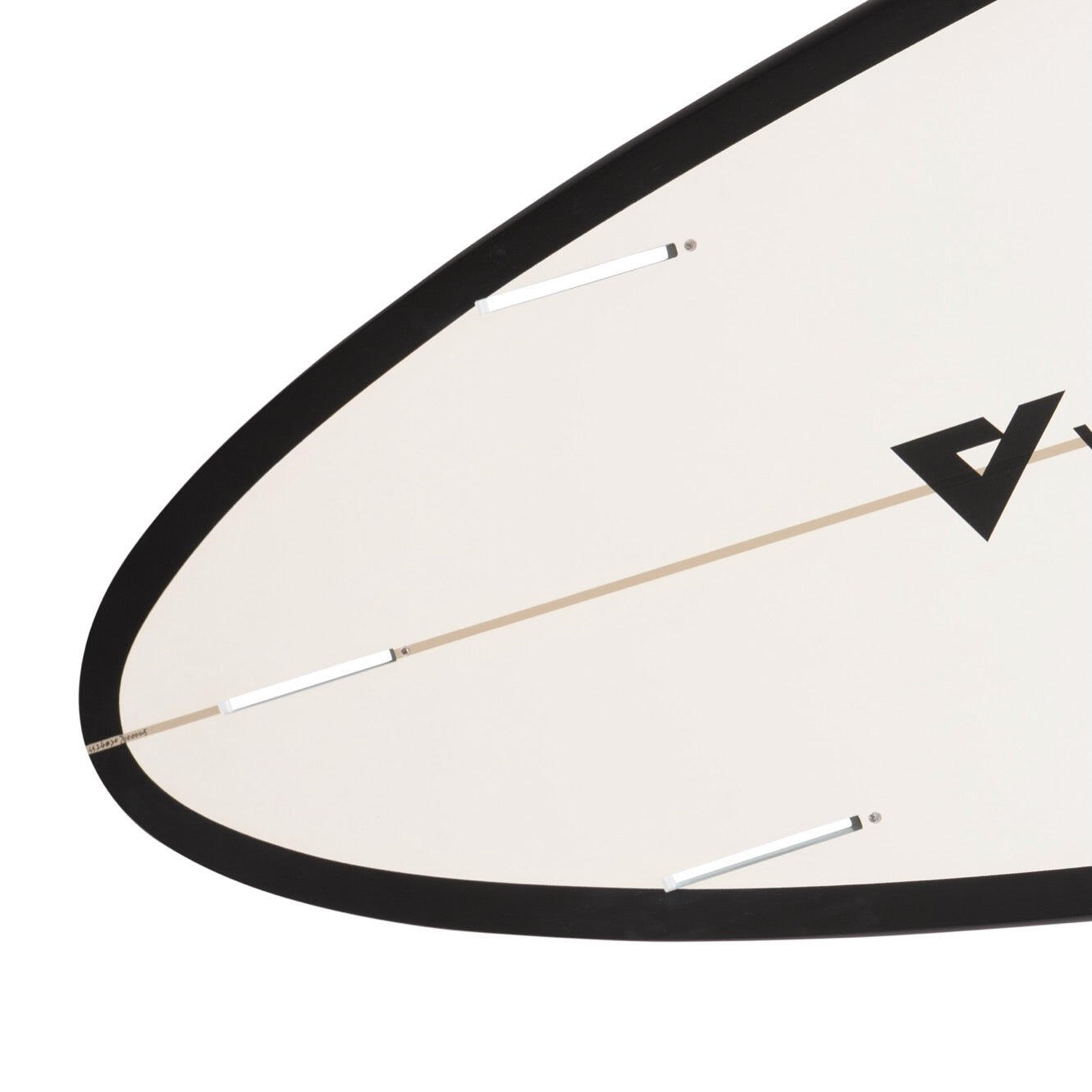 Victory Surfboards - Midlength 6'8 - Epoxy - Futures - Matte Black / White 4/4