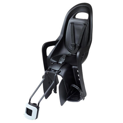 Siège vélo arrière Groovy avec fixation pour cadres petits et 29" Noir