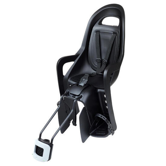 Siège vélo arrière Groovy avec fixation pour cadres petits et 29" Noir