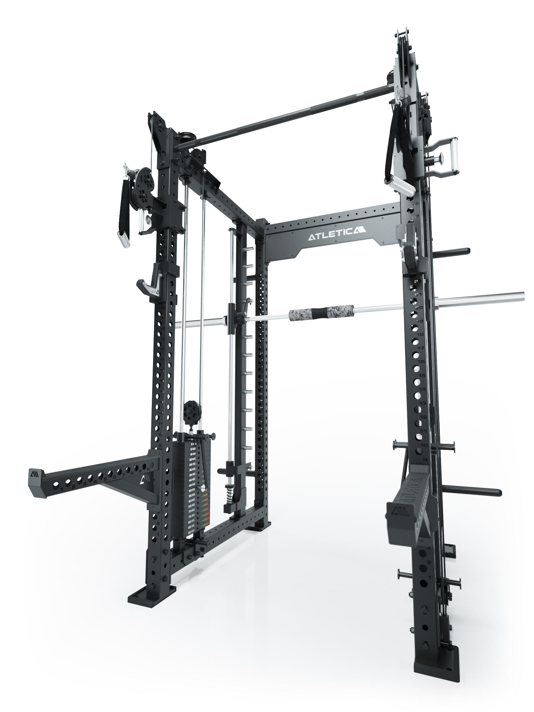 R8-Bradley Kabelzug Station | 2x95kg seitlichen Gewichtsblocks | Combat Lang 6/7