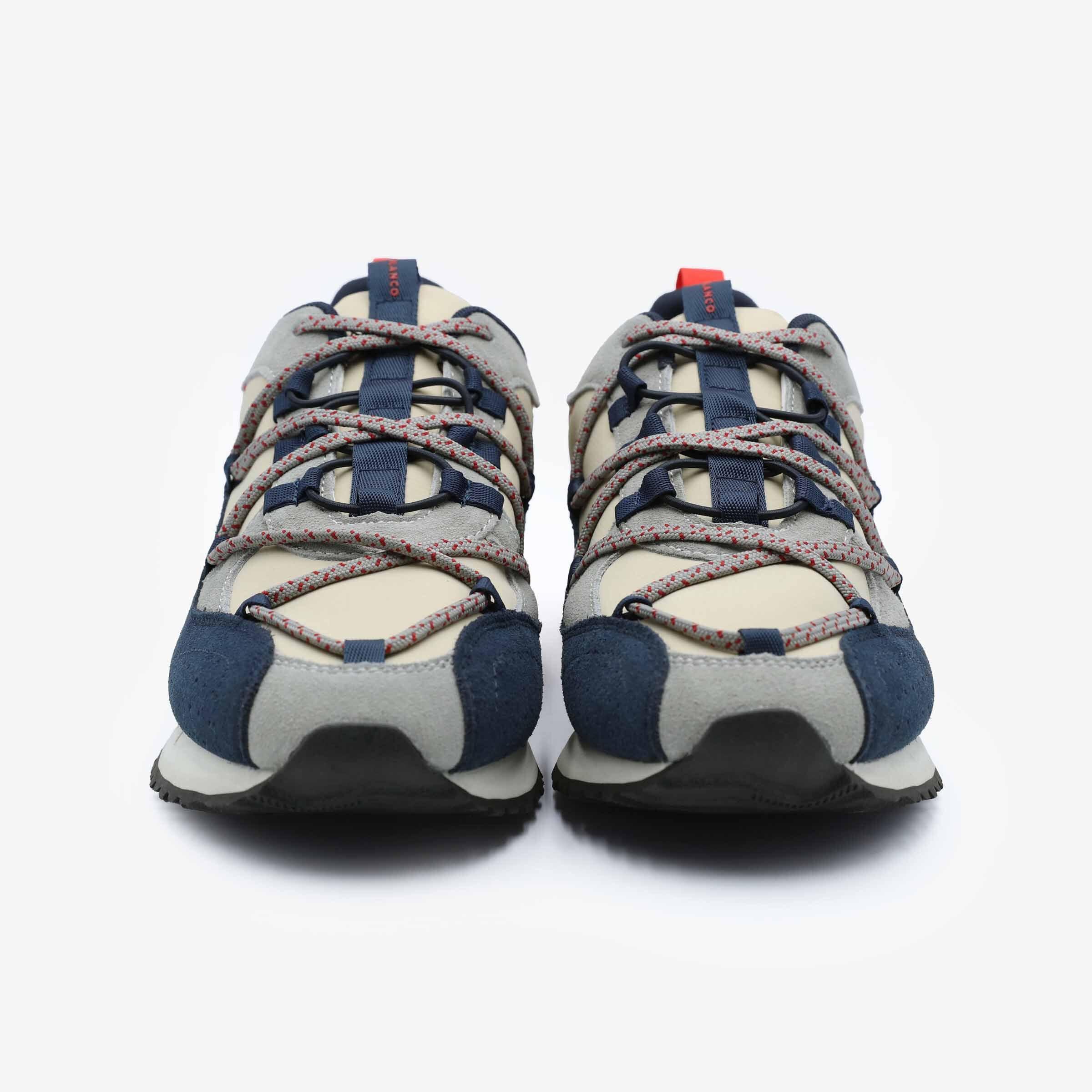 Zapatillas Appolo azul marino, gris y rojo 4/6