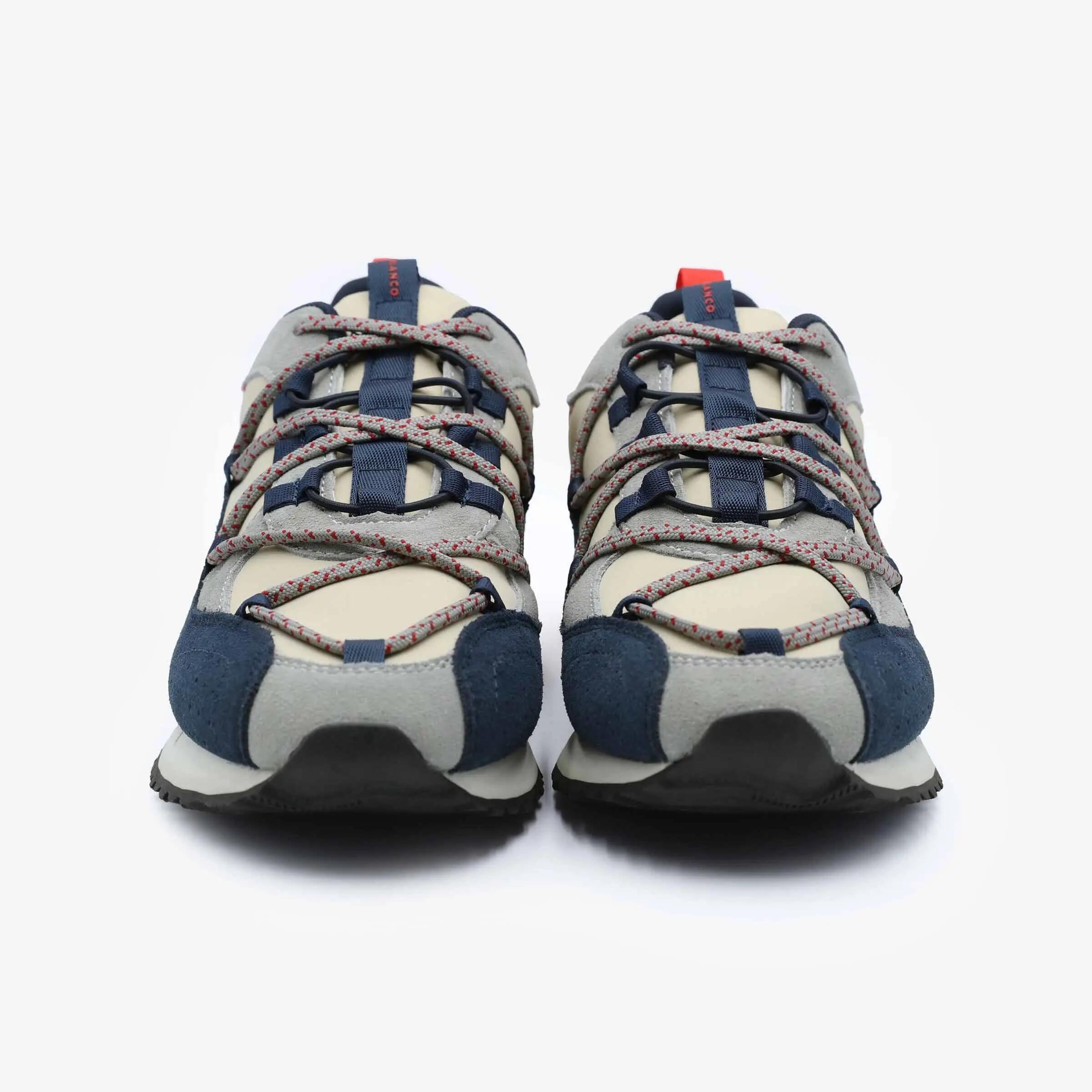 Sneakers Appolo blu navy, grigio e rosso 4/6