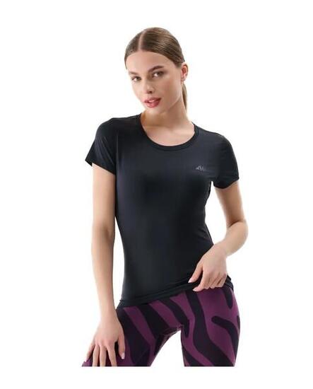 Maglietta sportiva da donna a maniche corte 4F ad asciugatura rapida