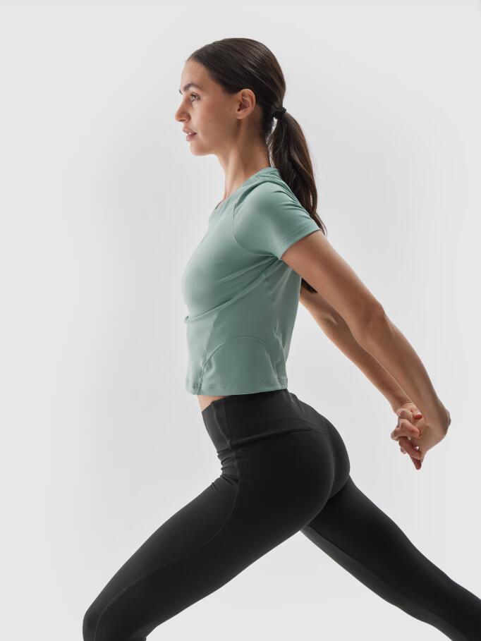 T-shirt de sport a manches courtes pour femme, a séchage rapide 4/6