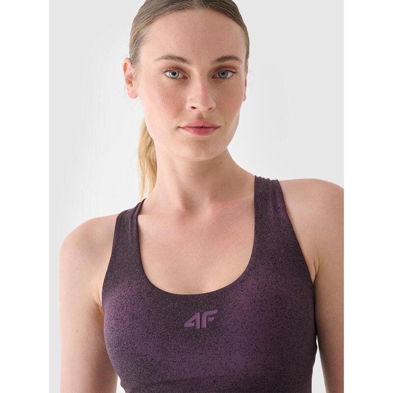 Sutien fitness pentru femei 4F cu sustinere redusa
