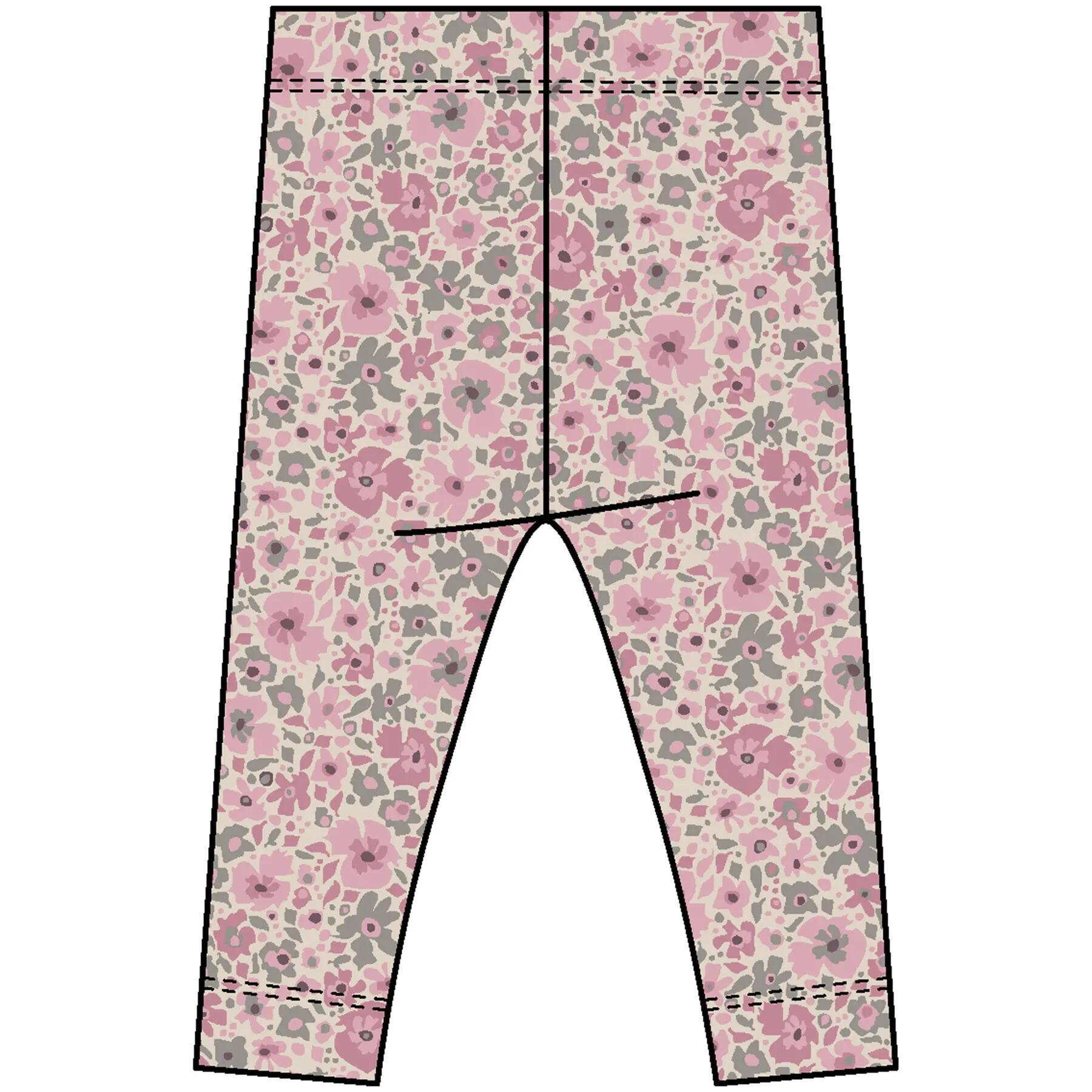 Leggings floreali per ragazze Hummel Aop 2/2