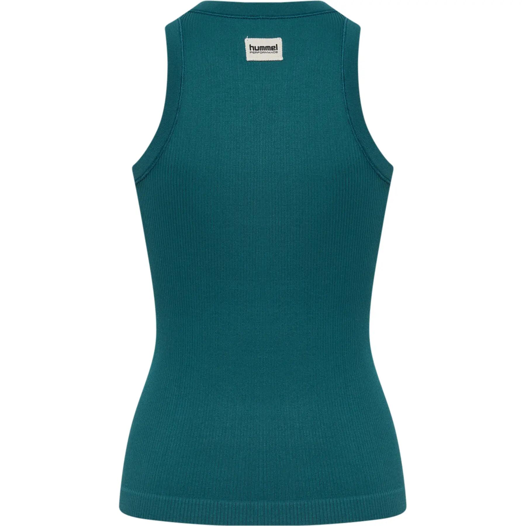 Débardeur sans couture côtelé femme Hummel Pulse 3/4