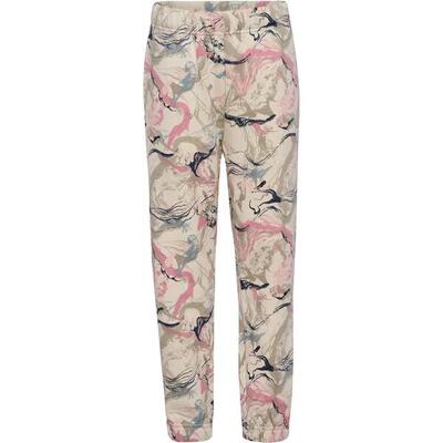 Hoge taille broek voor meisjes hummel aop