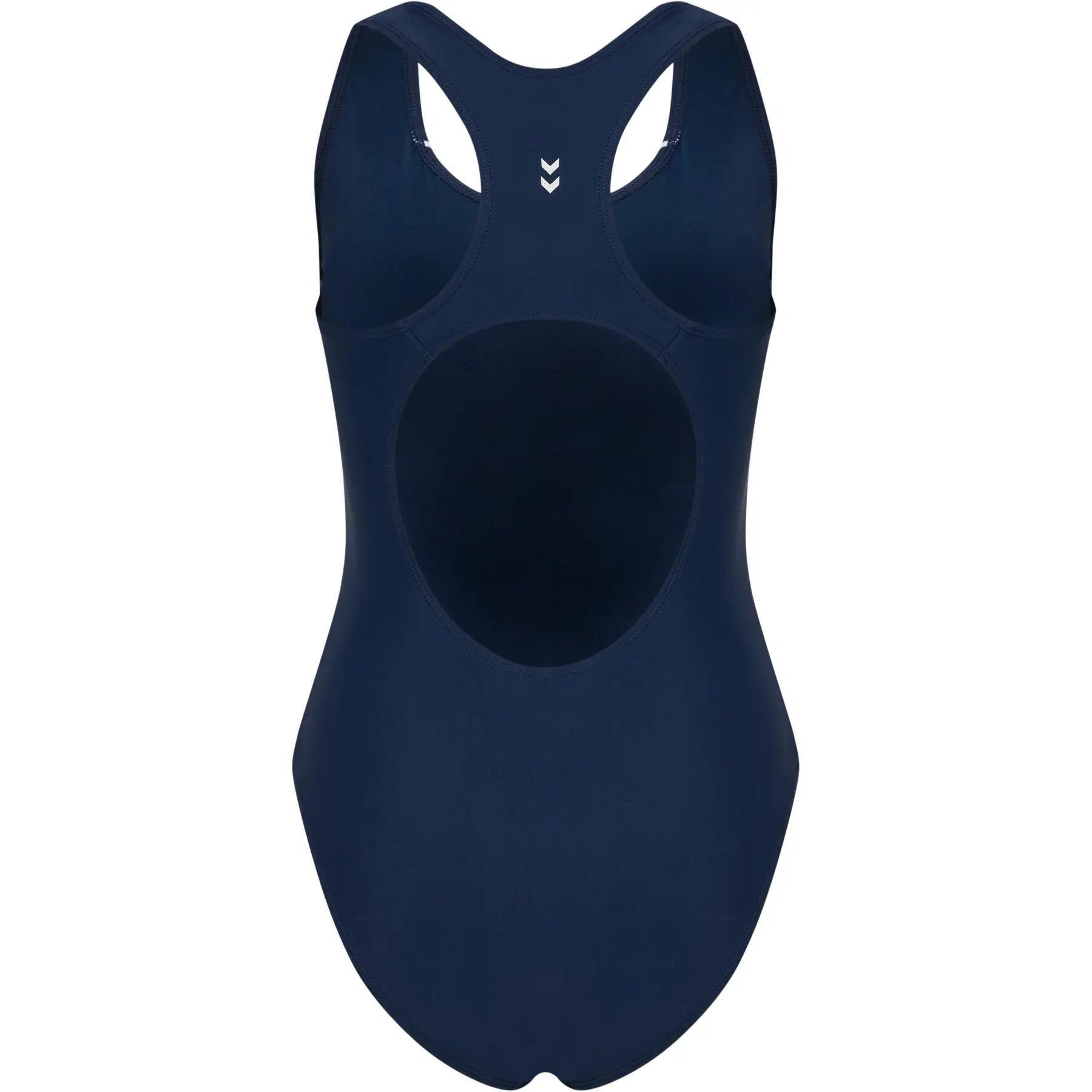 Dames zwempak uit 1 stuk Hummel Pulse Piping 3/4