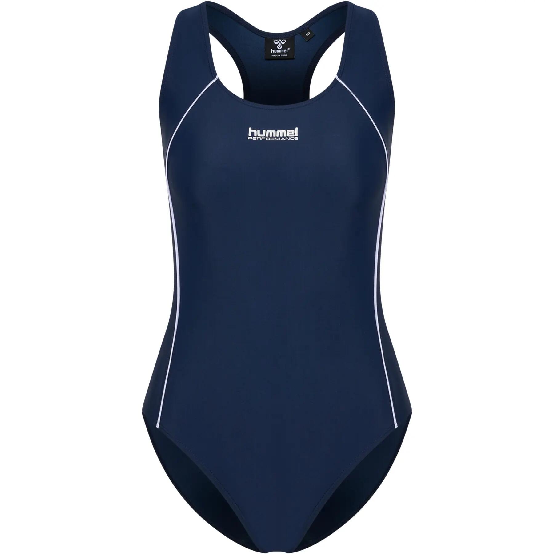 Dames zwempak uit 1 stuk Hummel Pulse Piping 2/4
