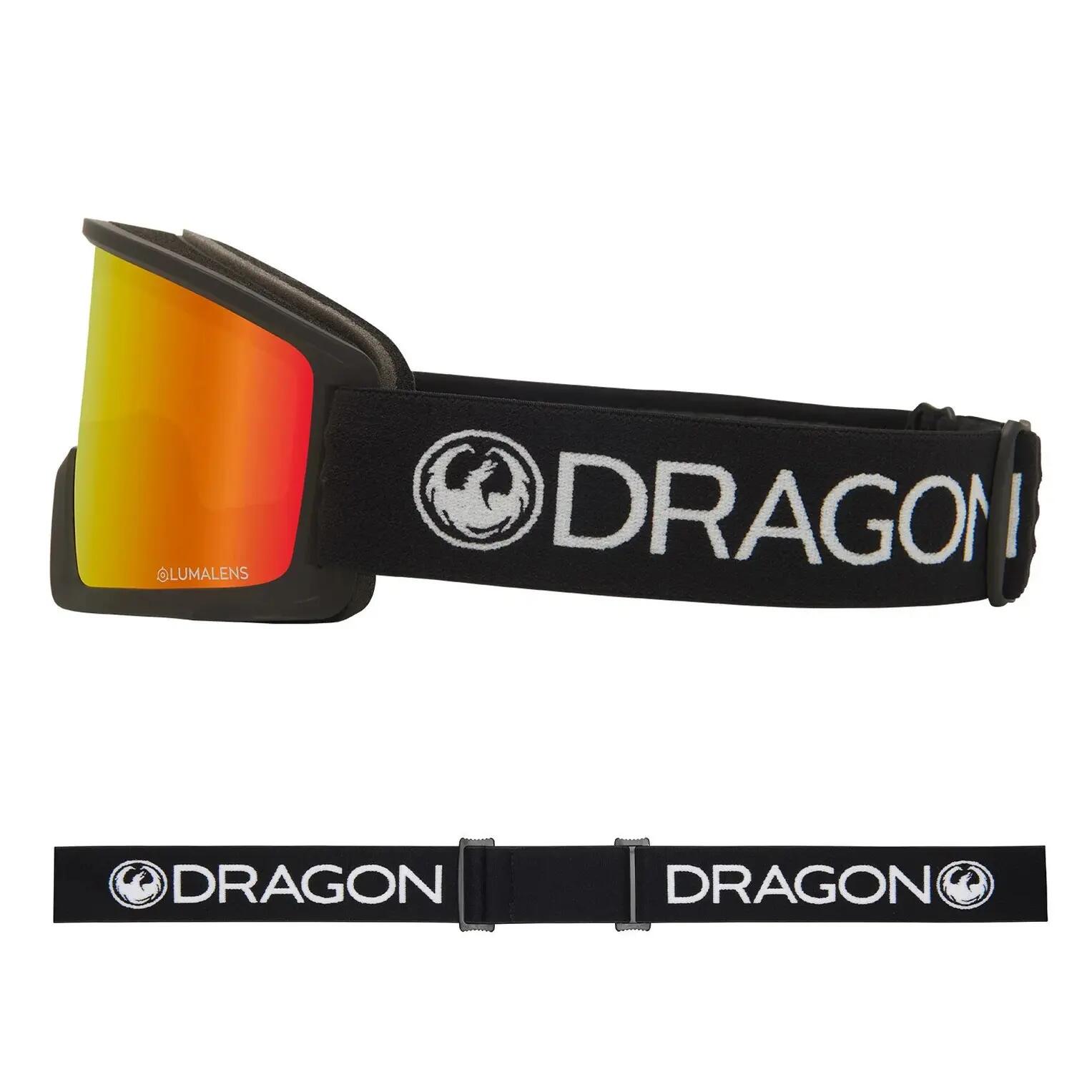 Maschera da sci Dragon DR DX3 OTG Base Ion N 3/4