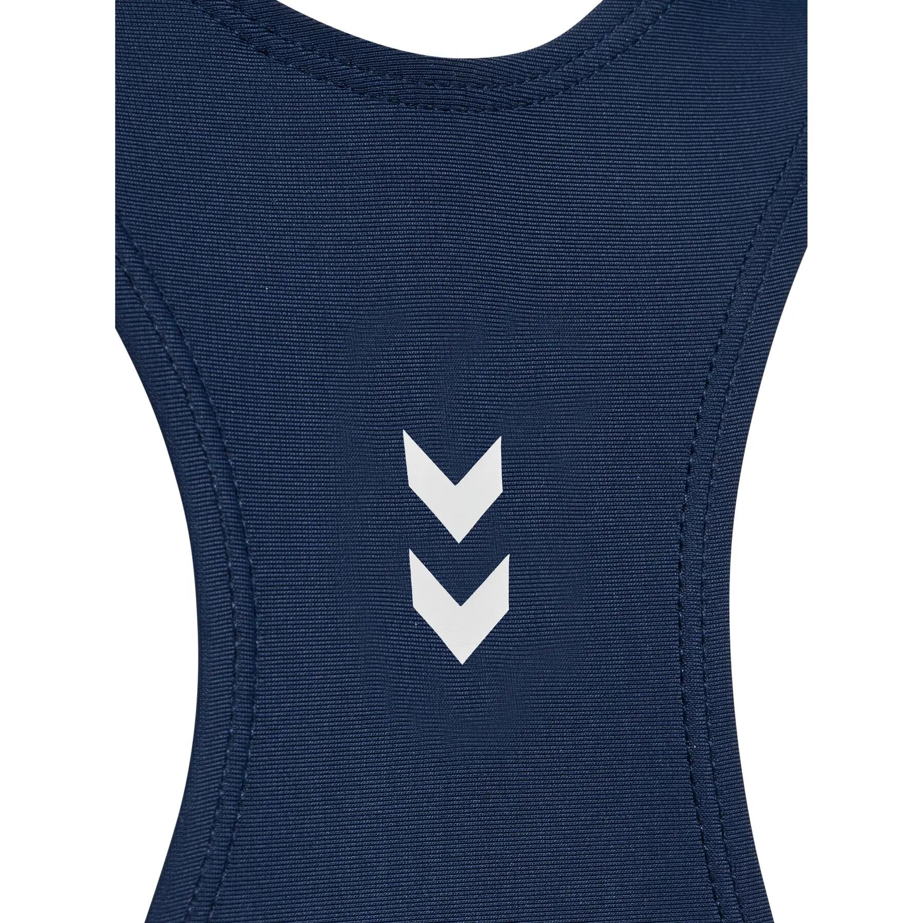 Dames zwempak uit 1 stuk Hummel Pulse Piping 4/4