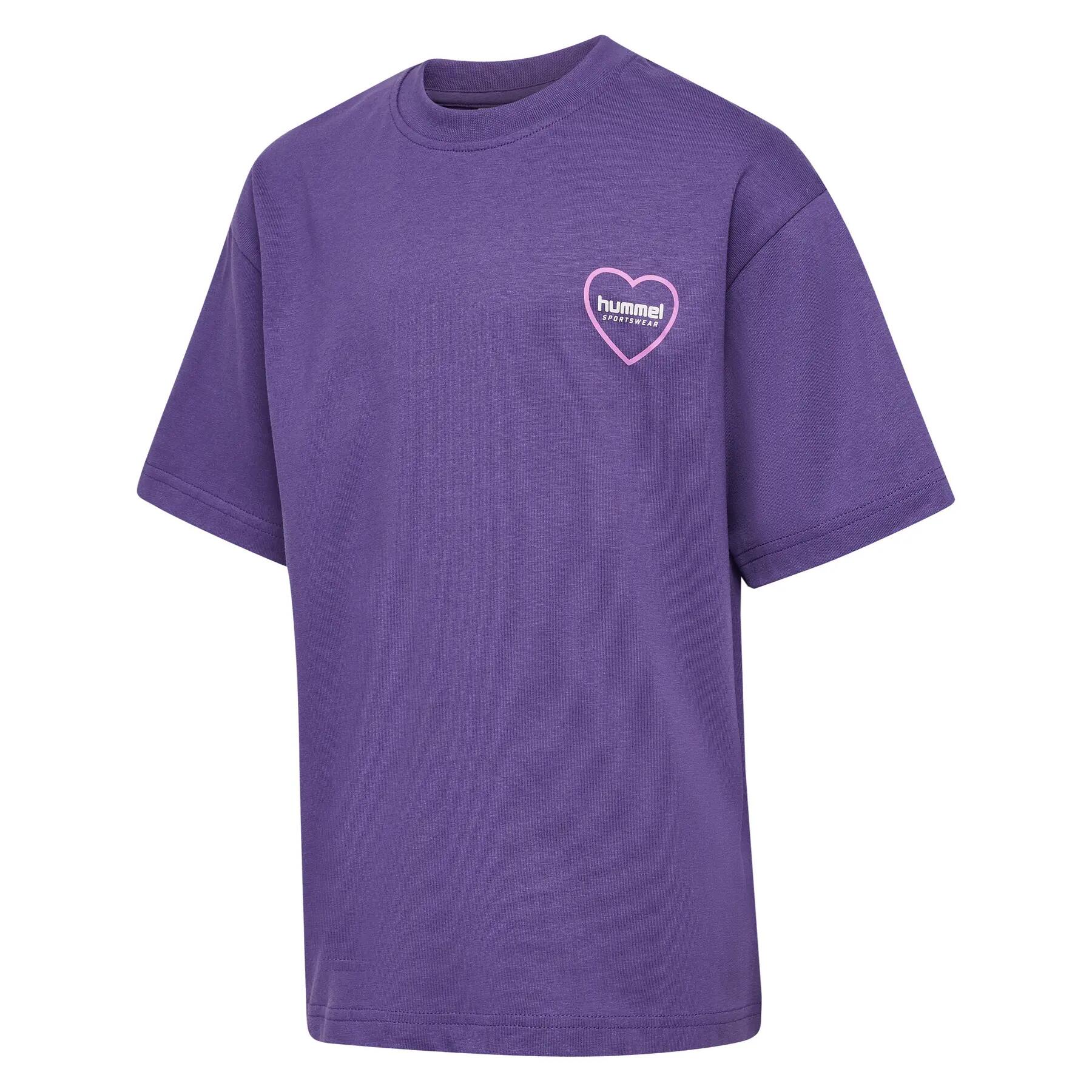 T-shirt enfant Hummel Heartfield loose 2/4
