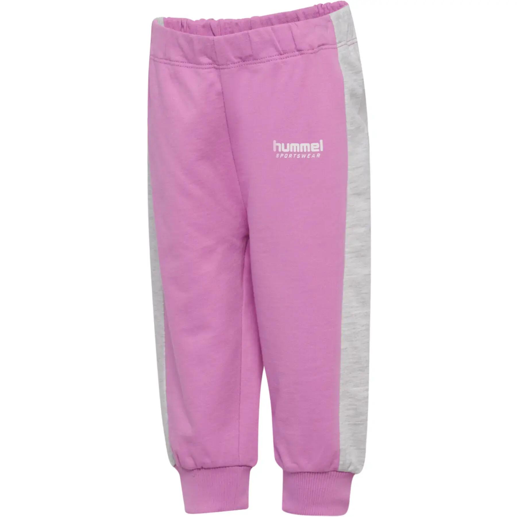 Pantaloni da jogging per bebé Hummel Mini Loose 2/4