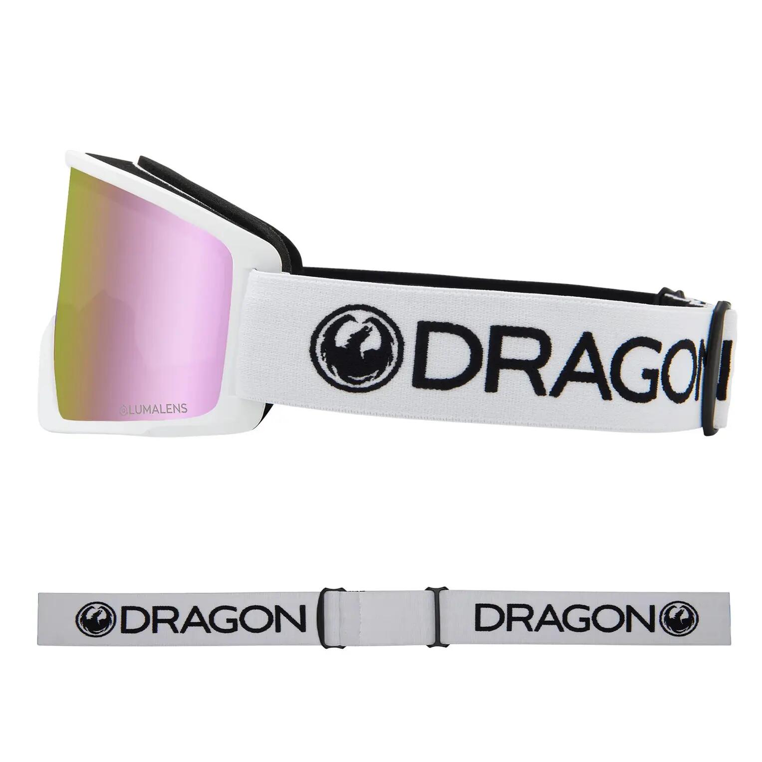 Maschera da sci Dragon DR DX3 OTG Base Ion N 3/4