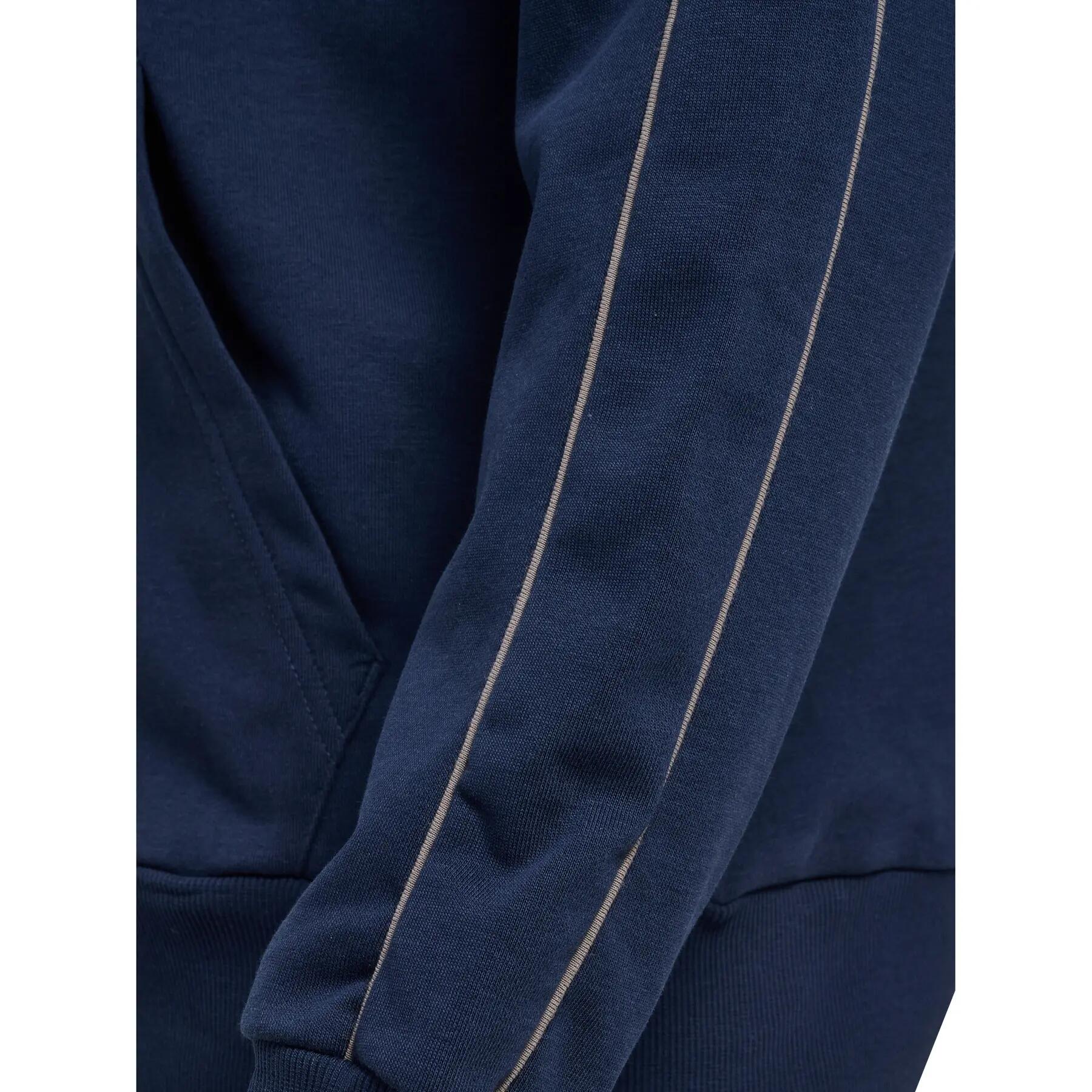Felpa con cerniera a cappuccio Hummel Pulse Piping 4/5