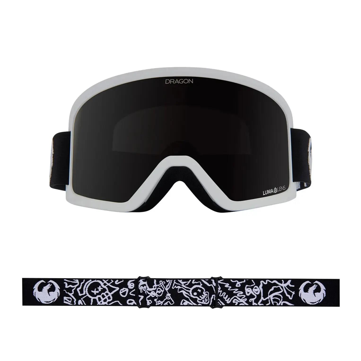 Maschera da sci Dragon DR DX3 OTG N 3/4