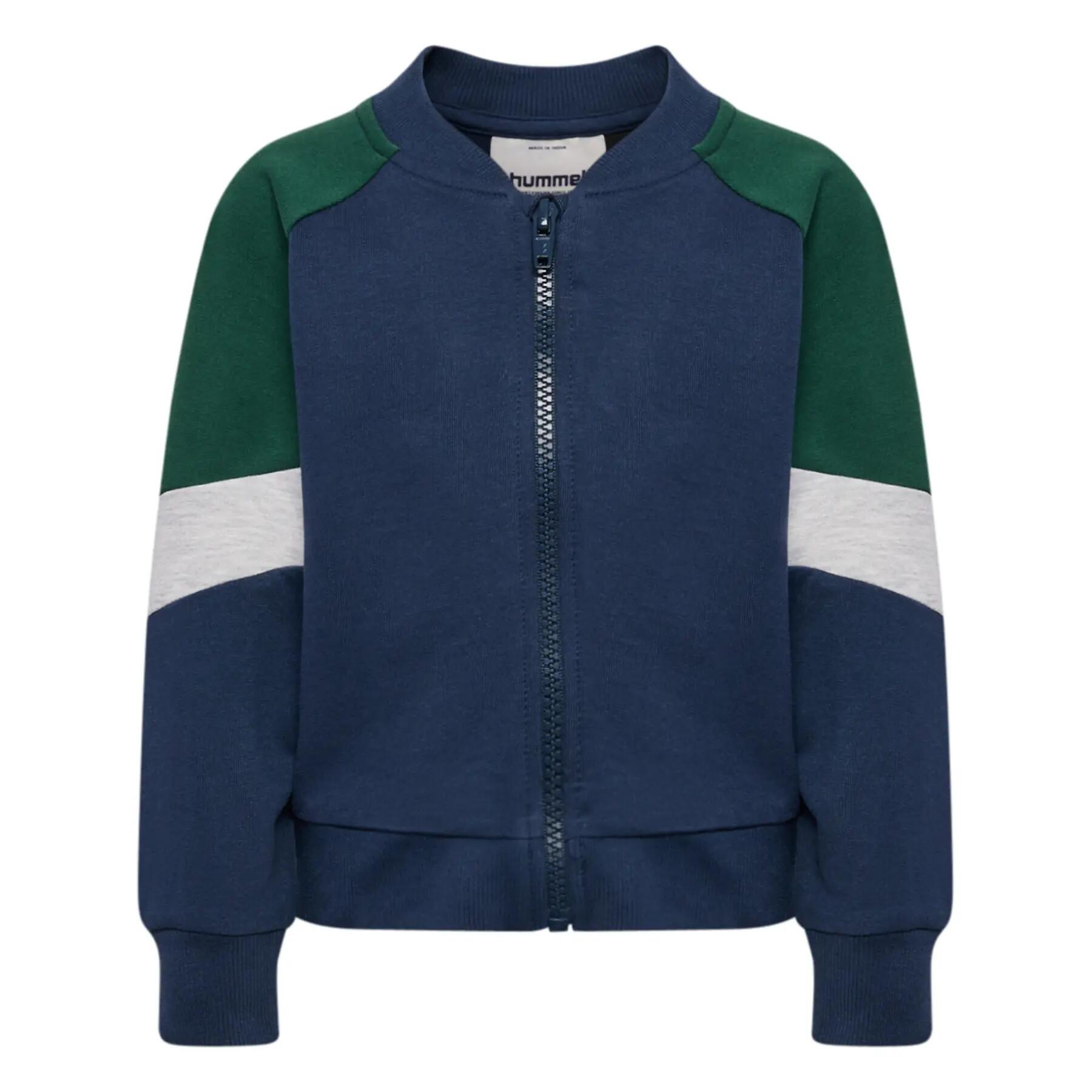 Veste de survêtement zippée bébé Hummel Block 1/4
