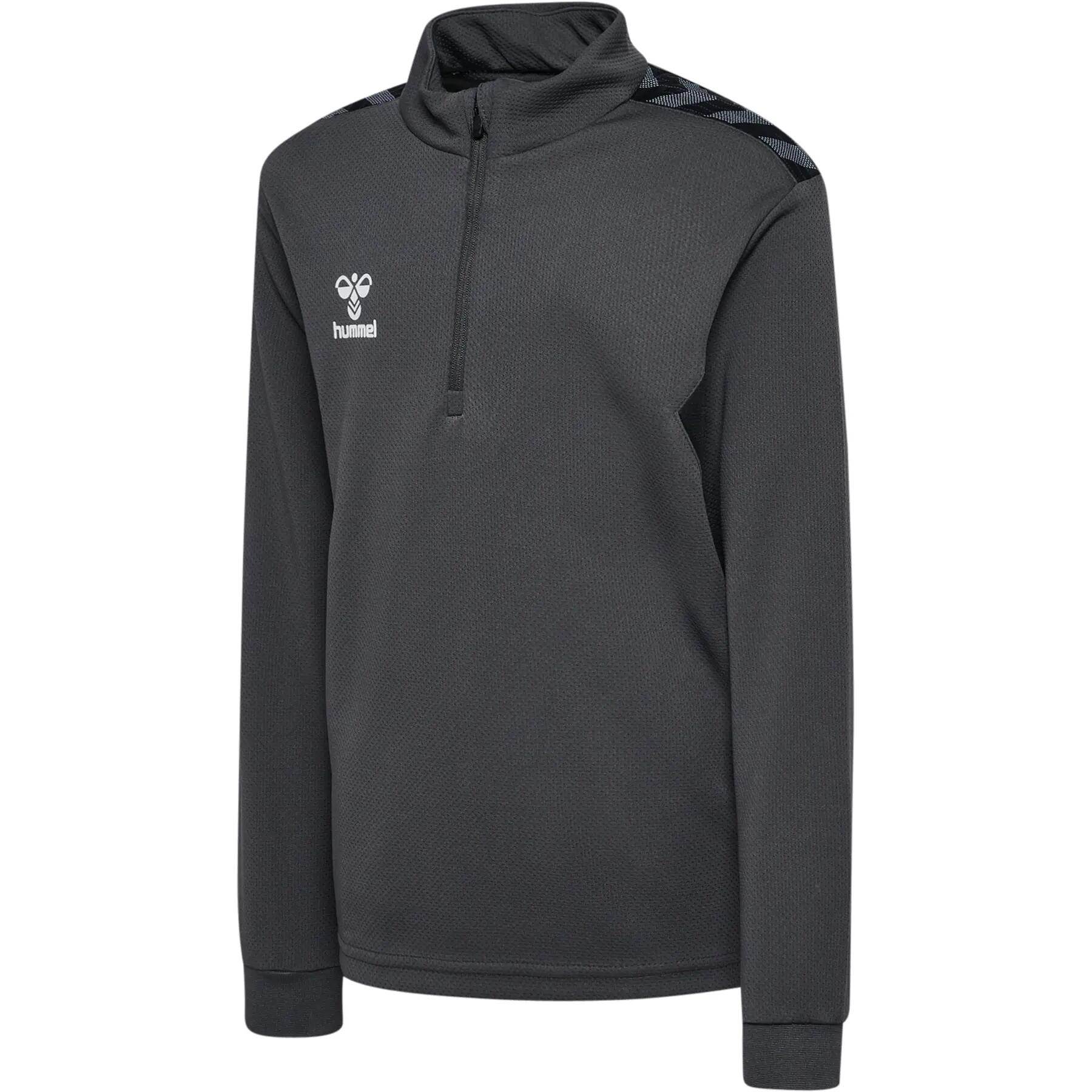 Felpa autentica 1/4 zip bambino Hummel 3/5