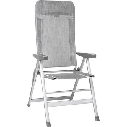 Brunner chaise pliante camping ergonomique grise Skye