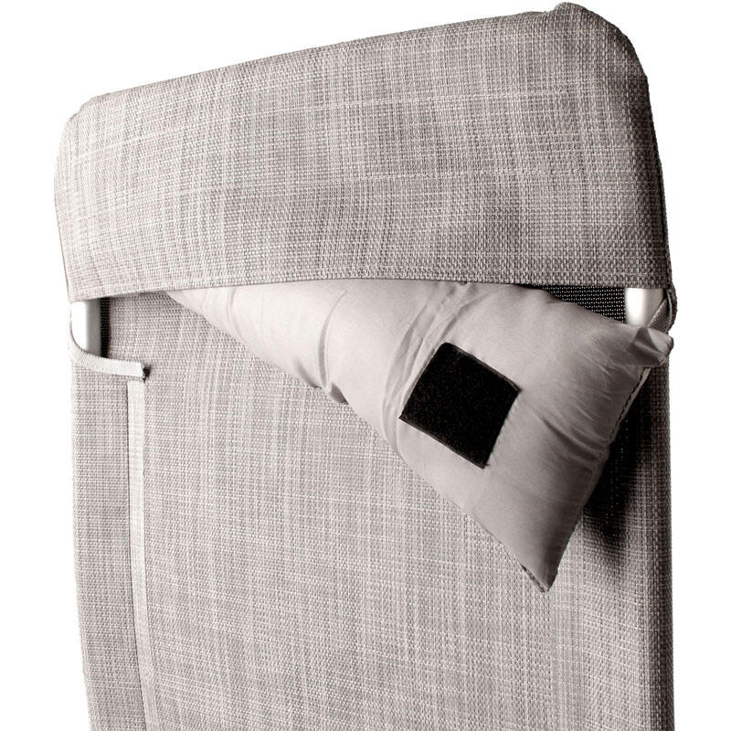 Brunner sedia pieghevole outdoor ergonomica grigio Skye 3/5