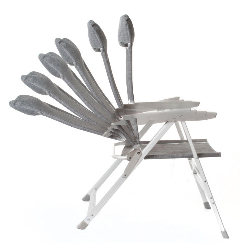 Brunner sedia pieghevole outdoor ergonomica grigio Skye 5/5