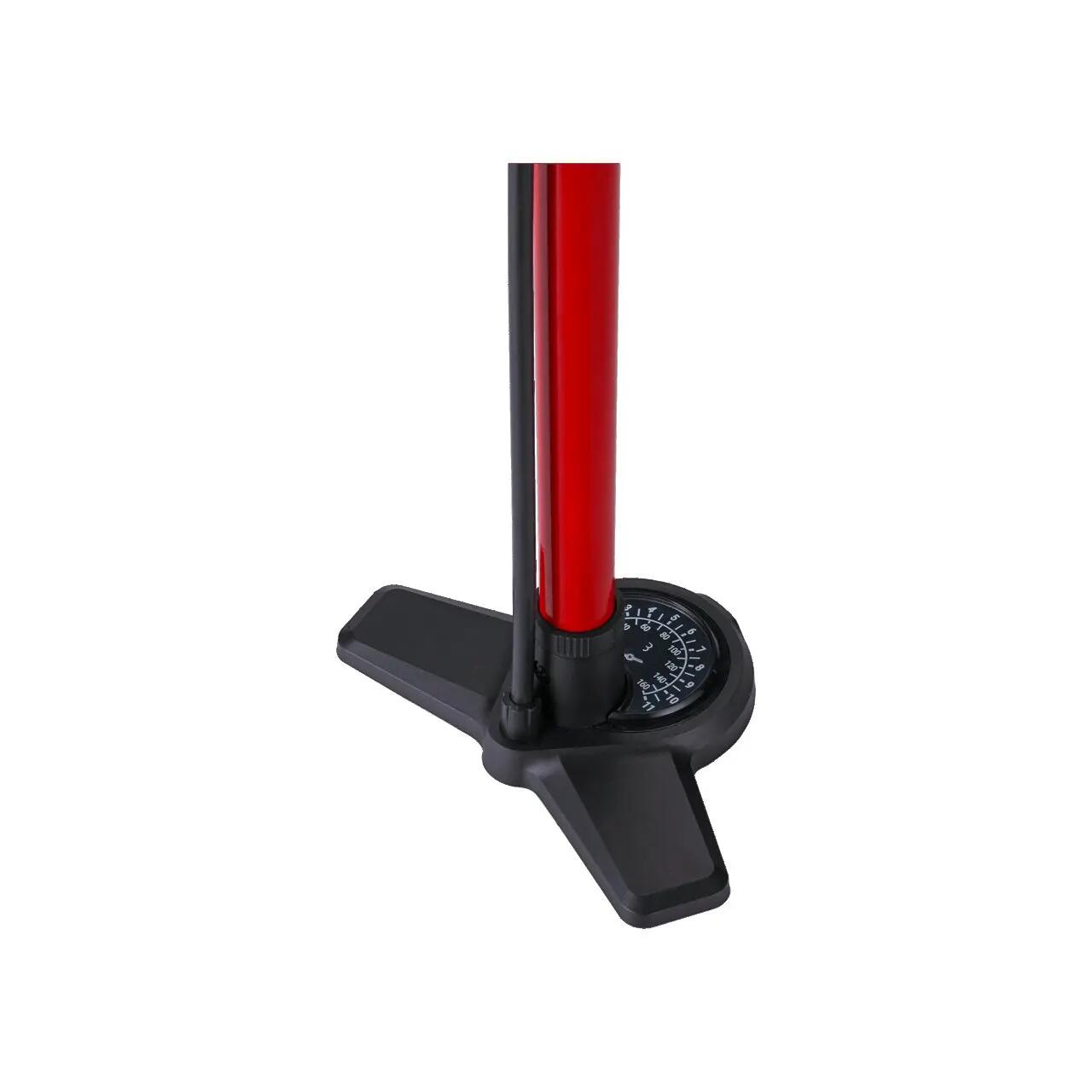 BBB AirBoost 2.0 Floor Pump (Max 160 psi / 11 bar) Red 4/7
