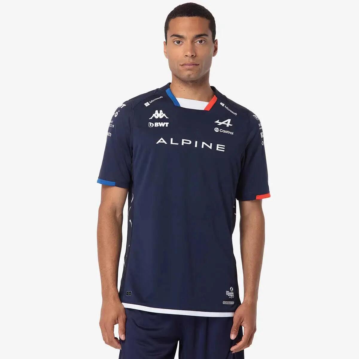 Camiseta infantil Kappa Ocon Alpine F1 2024 2/4