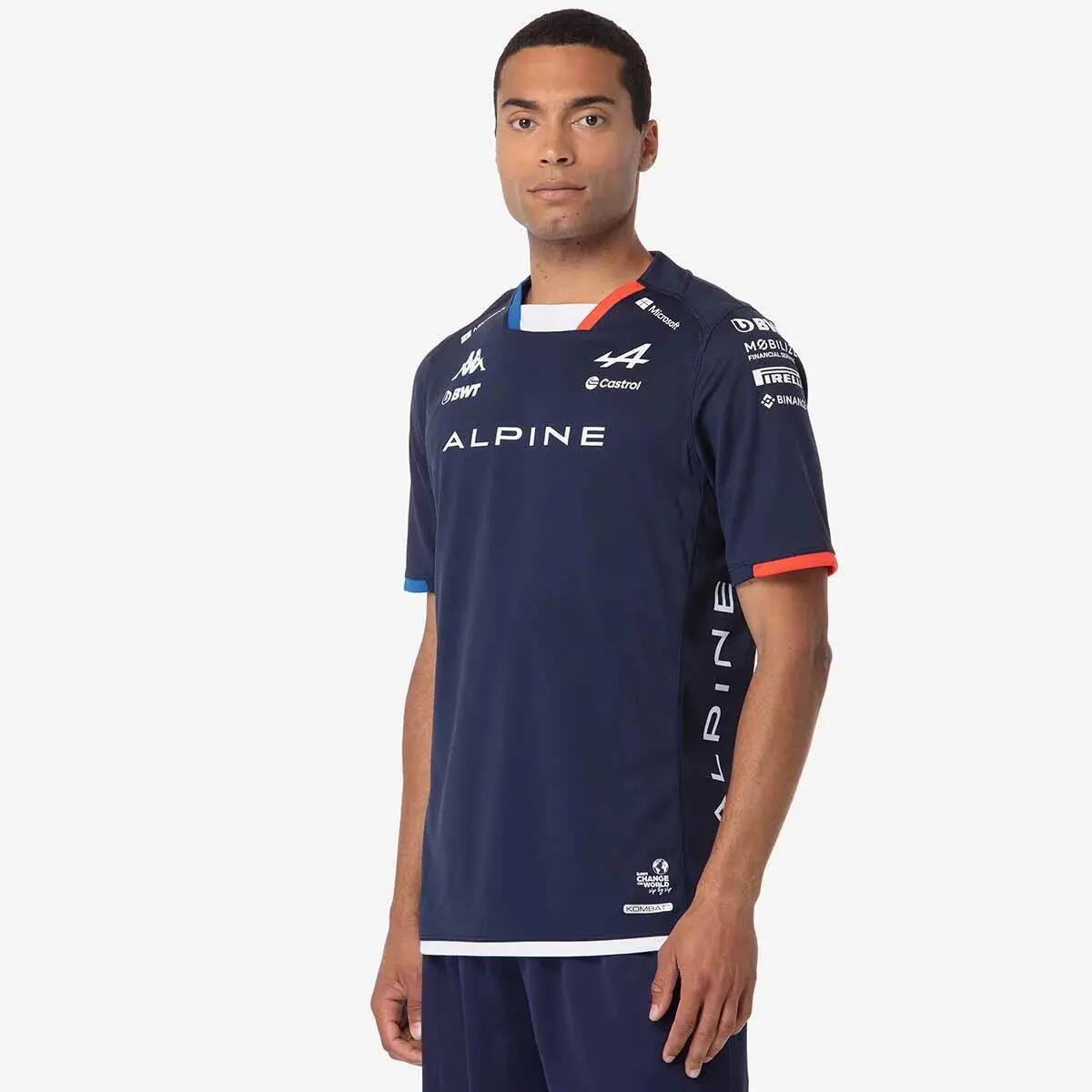 Camiseta infantil Kappa Ocon Alpine F1 2024 4/4