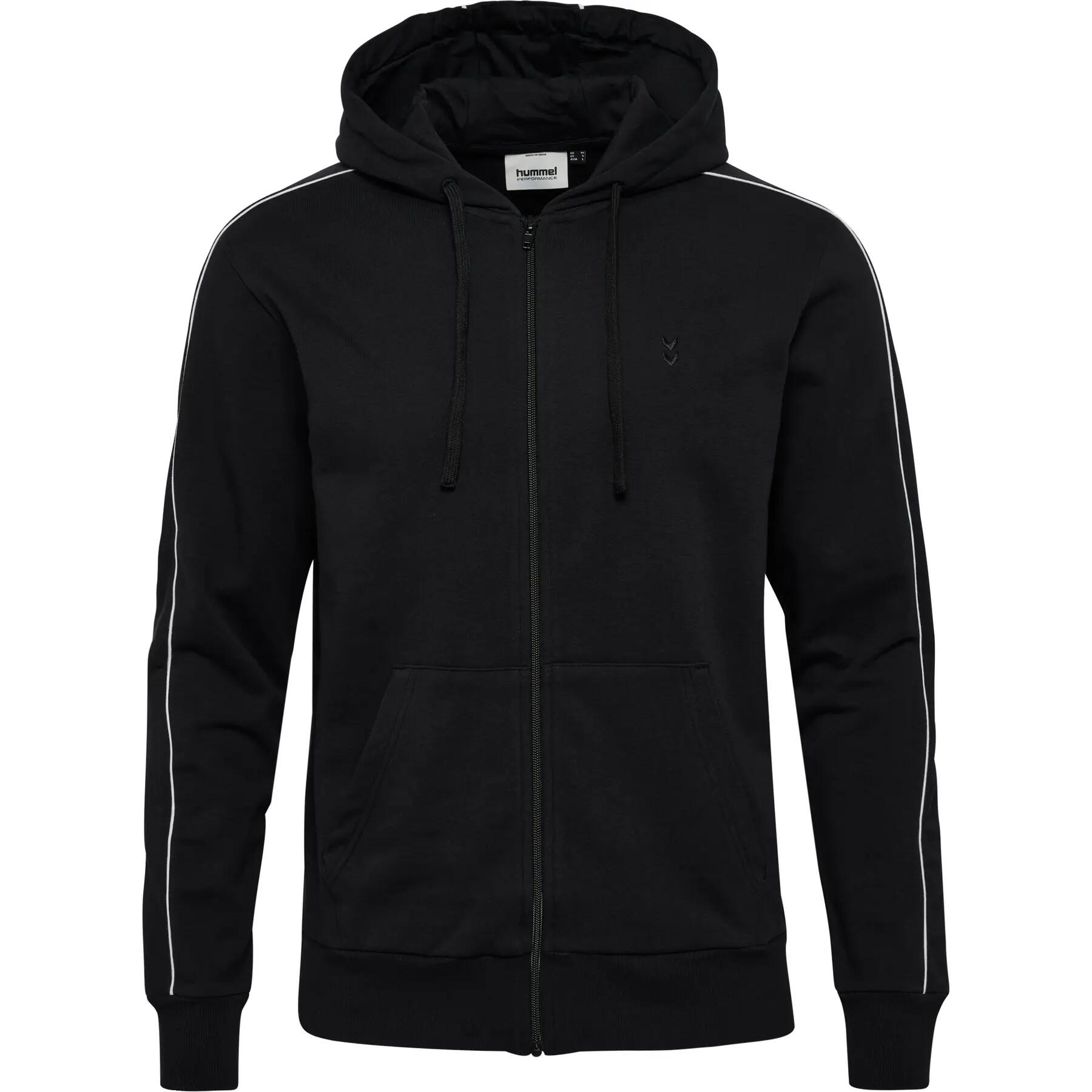 Felpa con cerniera a cappuccio Hummel Pulse Piping 2/5