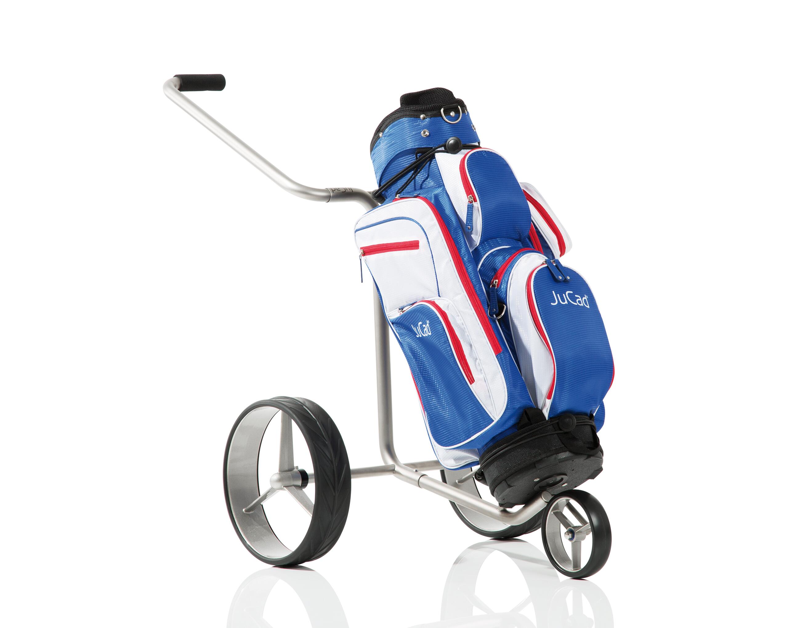 Manueller Golf-Kinderwagen mit 3 Rädern JuCad Acier Inoxydable 4/4