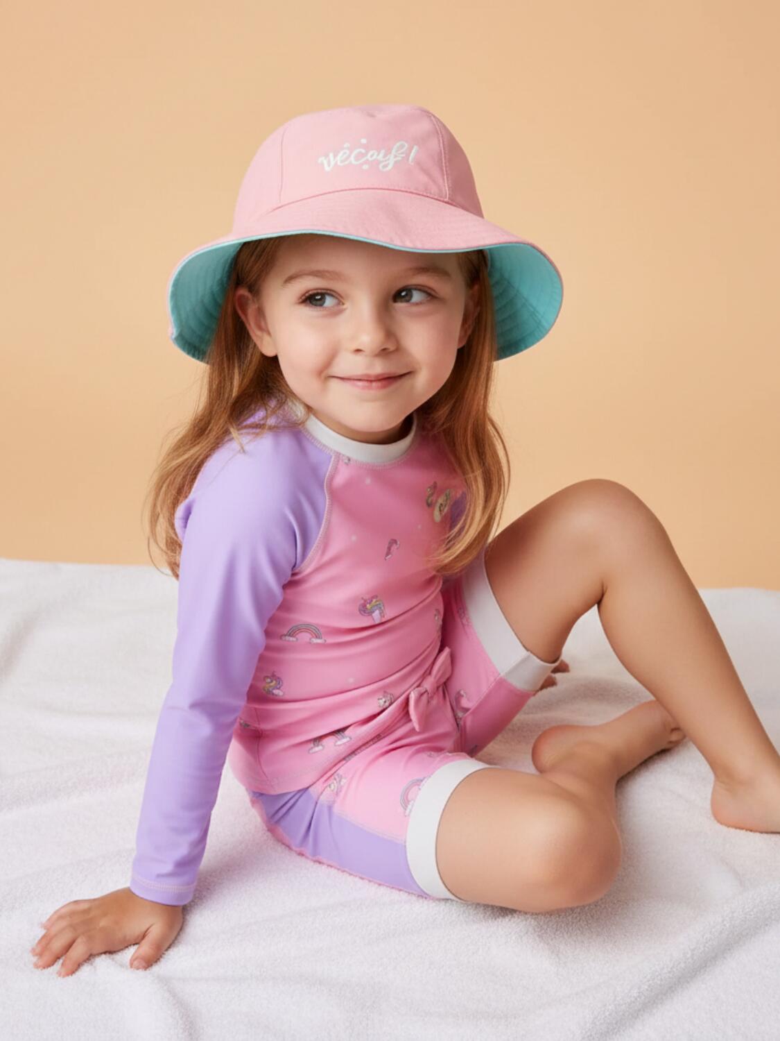 Fato de natação infantil anti-uv Divine 3/4