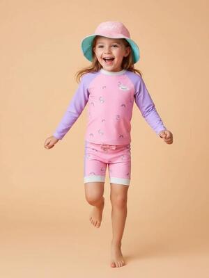 Zwempak kinderen anti-uv twee-delig divine