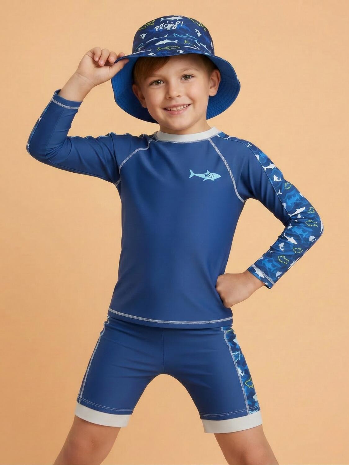 Fato de natação natação infantil proteção UV, secagem rápida Détente 1/4