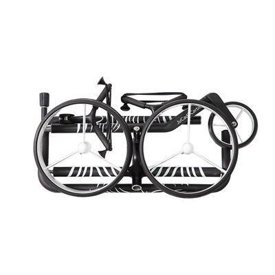 Handmatige golftrolley met 3 wielen jucad carbon zèbre 3k