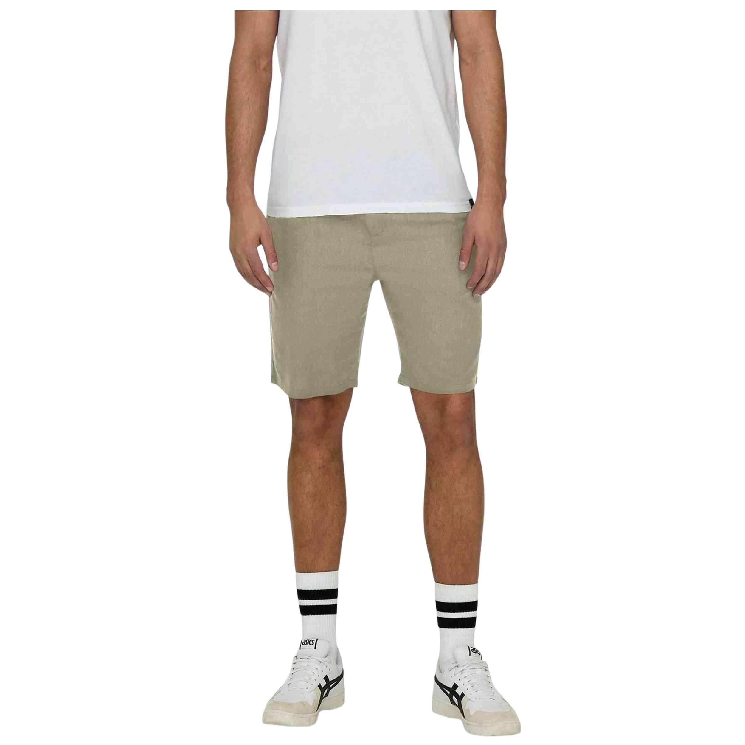 Korte broek Only & sons model 22029244-CHINCHILLA voor mannen 3/4