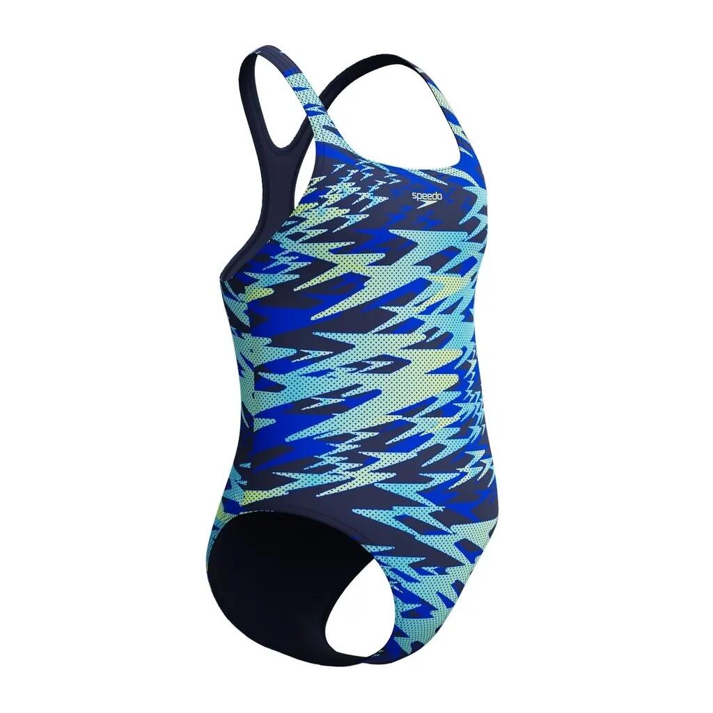 Maillot de bain 1 pièce fille Speedo Hyperboom Allover Medalist 3/4
