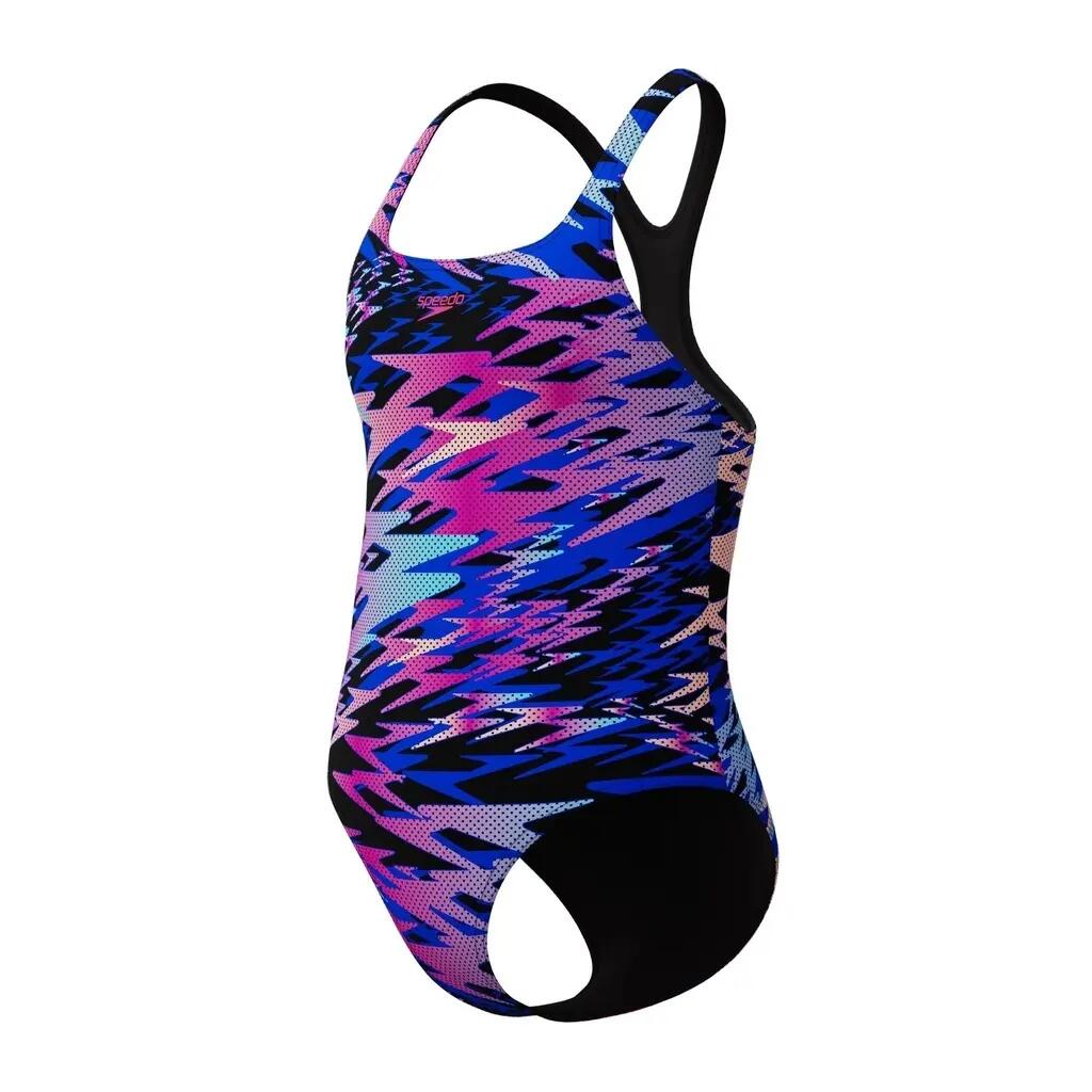 1-delig meisjes zwempak Speedo Hyperboom Allover Medalist 4/4
